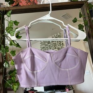 Urban Outfitters Ribbed Bralette Crop Top